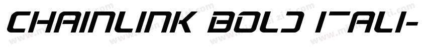 Chainlink Bold Itali字体转换